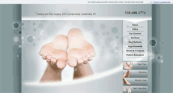 Desktop Screenshot of capitalfootcare.com
